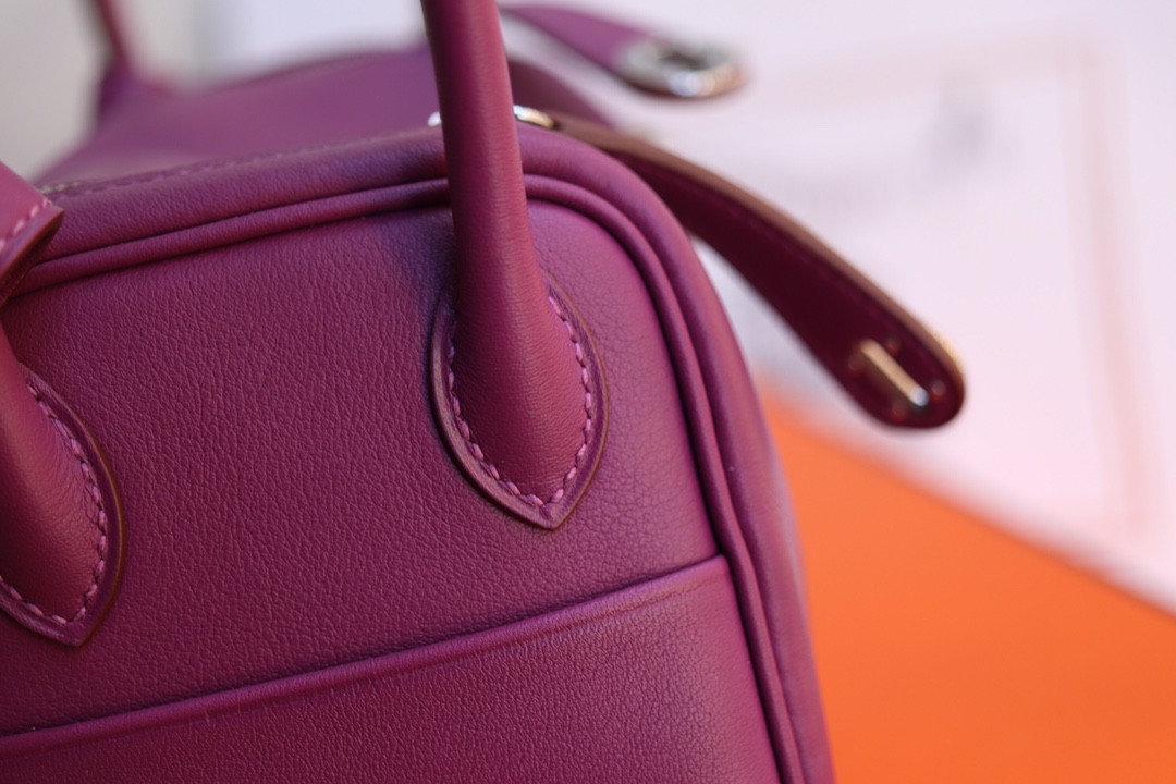 에르메스 미니 린디백19 아네몬느 금장 스위프트